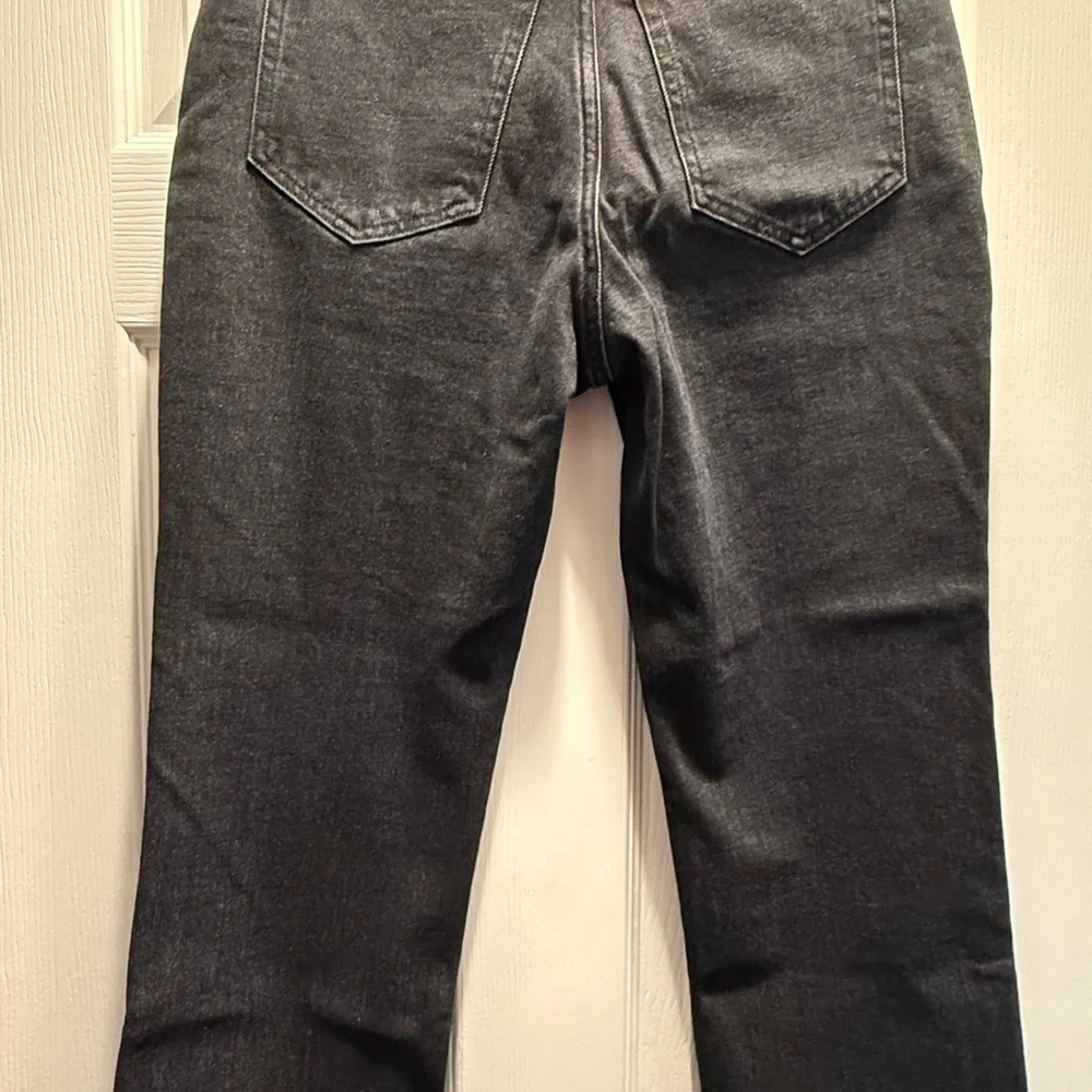 Abercrombie The Ankle Straight Curve Love Black Jeans Women Size 26/ 2S - Picture 4 of 9